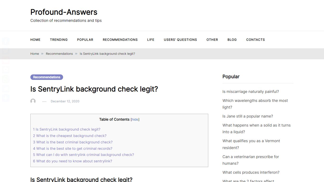 Is SentryLink background check legit? – Profound-Answers